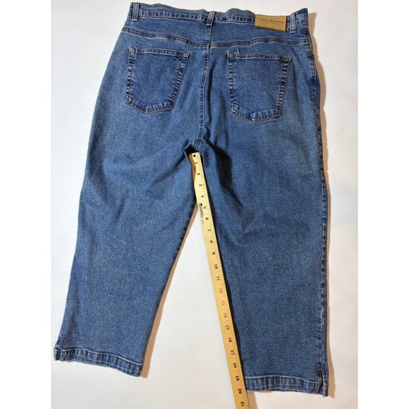 Lauren Jeans Co Ralph Lauren Jeans Size 14 Blue Denim Straight Classic - Picture 6 of 7